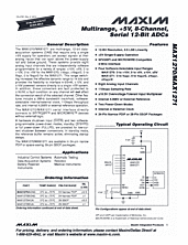DataSheet MAX1271A pdf